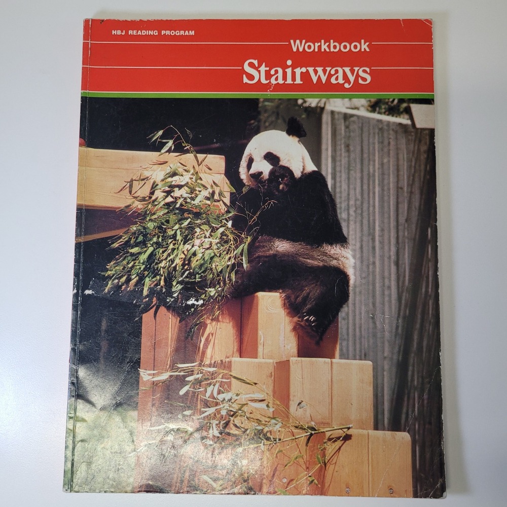 HBJ Reading Program Stairways Level 7 Workbook Harcourt Brace Jovanovich Panda